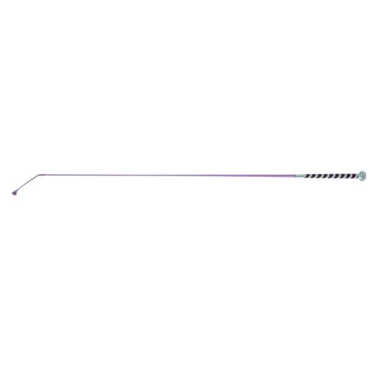 Hy Equestrian Pirouette Schooling Whip - Silver Glitter/Burgundy