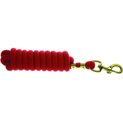 Hy Equestrian Plaited Lead Rope - Red