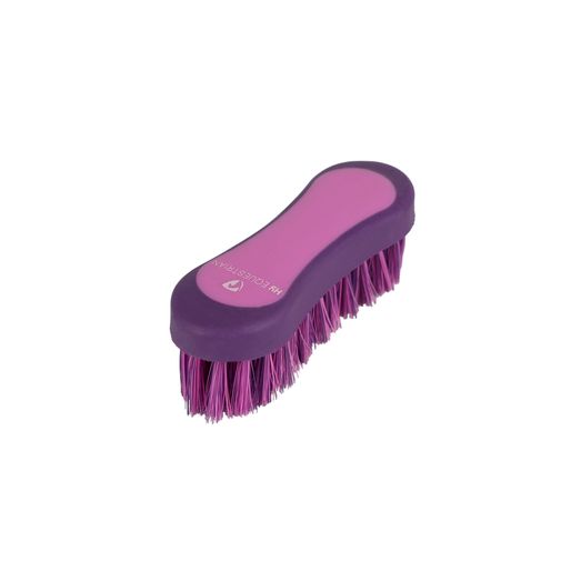 Hy Equestrian Pro Groom Face Brush - Purple/Pink