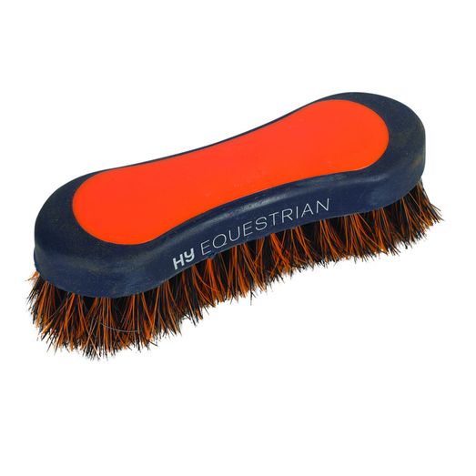 Hy Equestrian Pro Groom Hoof Brush - Navy/Orange