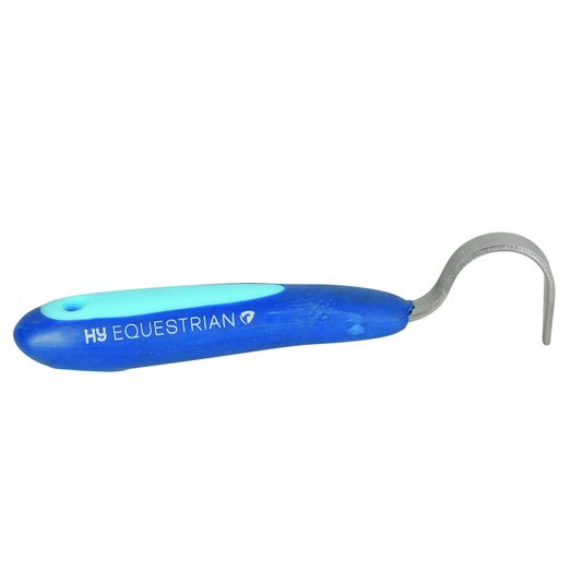 Hy Equestrian Pro Groom Hoof Pick - Blue/Light Blue