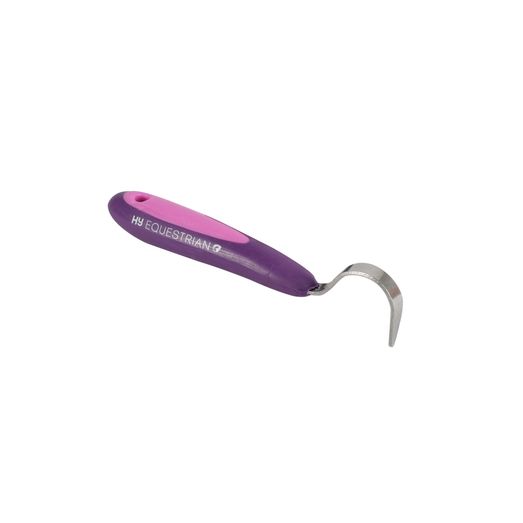 Hy Equestrian Pro Groom Hoof Pick - Purple/Pink