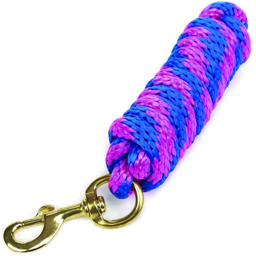 Hy Equestrian Pro Lead Rope - Blue/Hot Pink