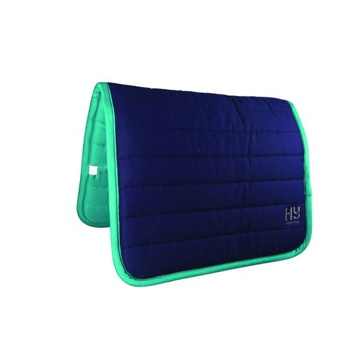 Hy Equestrian Reversible Two Colour Saddle Pad - Navy/Teal