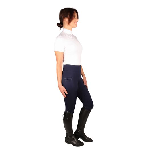 Hy Equestrian Roka Regal Riding Tights Navy