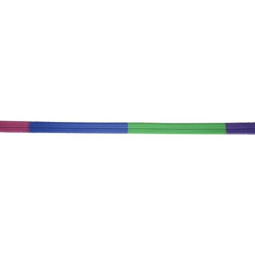 Hy Equestrian Rubber Covered Training Reins - Purple/Green/Blue/Fuchsia