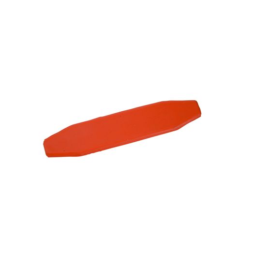 Hy Equestrian Rubber Curb Chain Guard - Orange