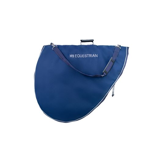 Hy Equestrian Saddle Bag - Navy/Grey