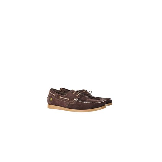 Hy Equestrian Savona Deck Shoes Chocolate