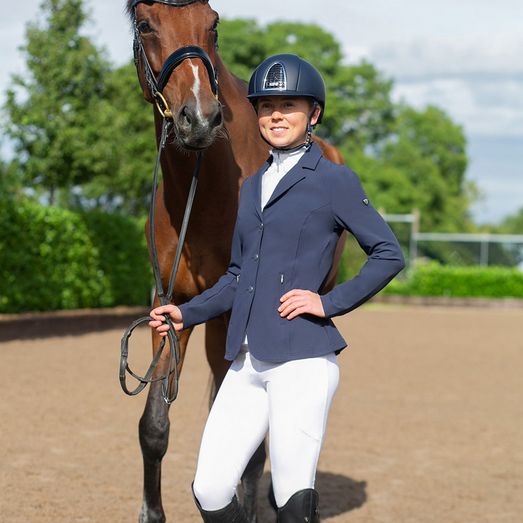 Hy Equestrian Silvia Show Jacket - Navy