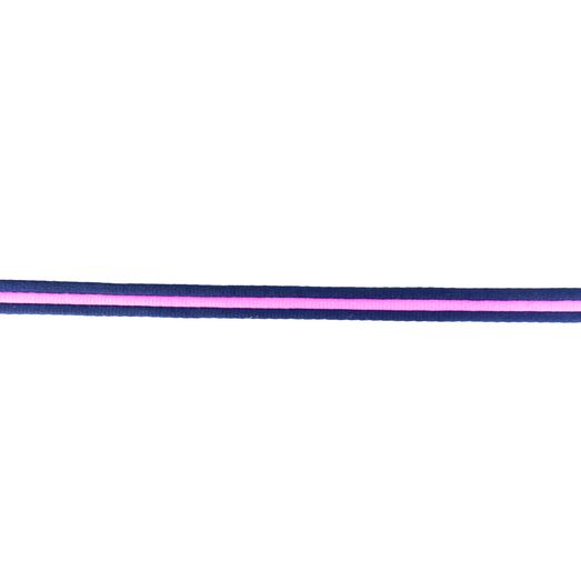 Hy Equestrian Soft Webbing Lunge Rein - Navy/Pink