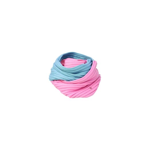 Hy Equestrian Synergy Luxury Snood - Aqua/Rose