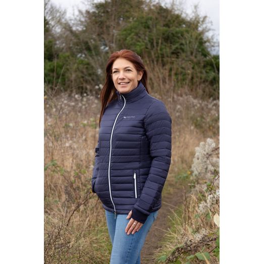 Hy Equestrian Synergy Padded Jacket - Navy/Fig