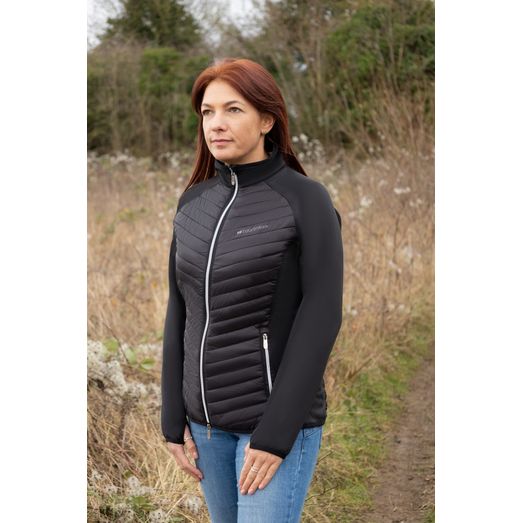 Hy Equestrian Synergy Sync Lightweight Padded Jacket - Black