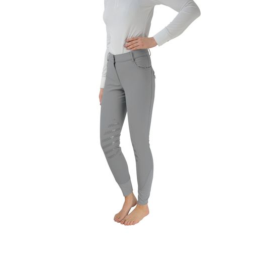 Hy Equestrian Thermal Softshell Breeches - Grey