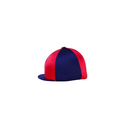 Hy Equestrian Two Tone Hat Cover - Navy/Red