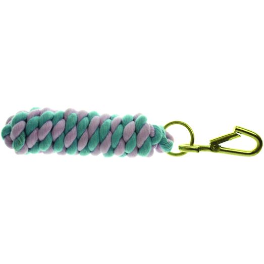 Hy Equestrian Two Tone Twisted Lead Rope - Baby Blue/Baby Pink