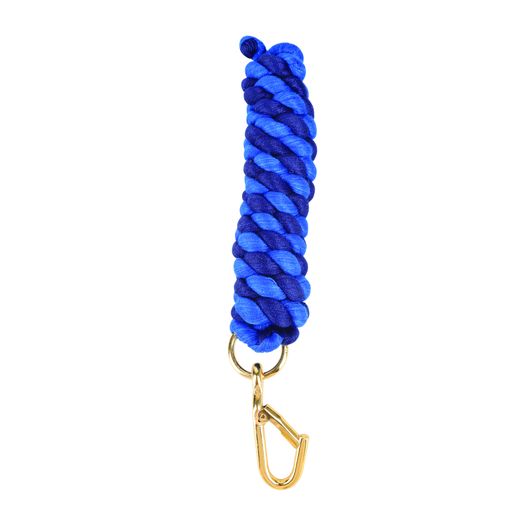 Hy Equestrian Two Tone Twisted Lead Rope - Navy/Royal Blue