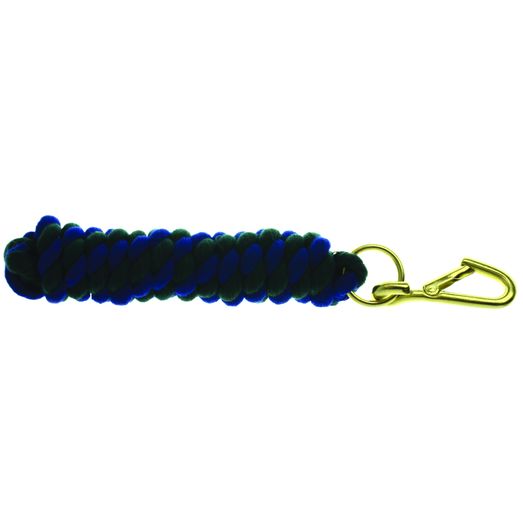 Hy Equestrian Two Tone Twisted Lead Rope - Royal/Green
