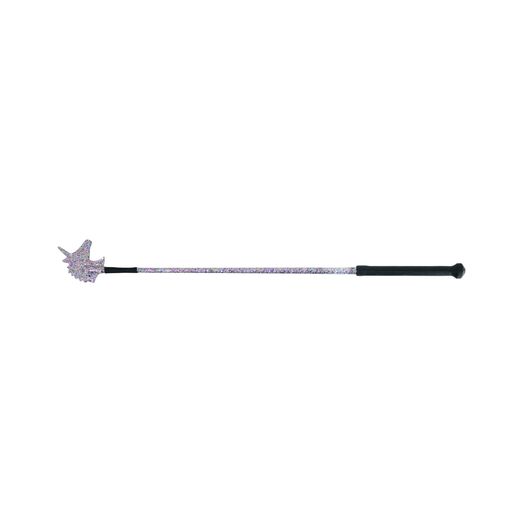 Hy Equestrian Unicorn Riding Whip - Rainbow Glitter