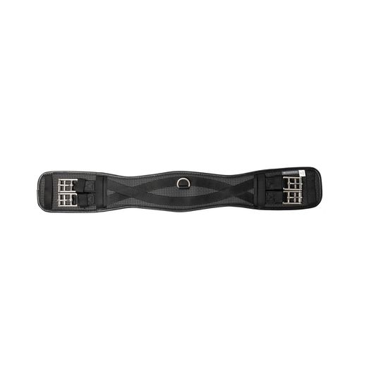 Hy Equestrian Waffle Dressage Girth - Elasticated Both Ends - Black
