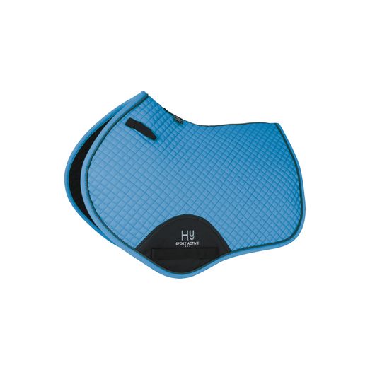 Hy Sport Active Close Contact Saddle Pad - Aegean Green