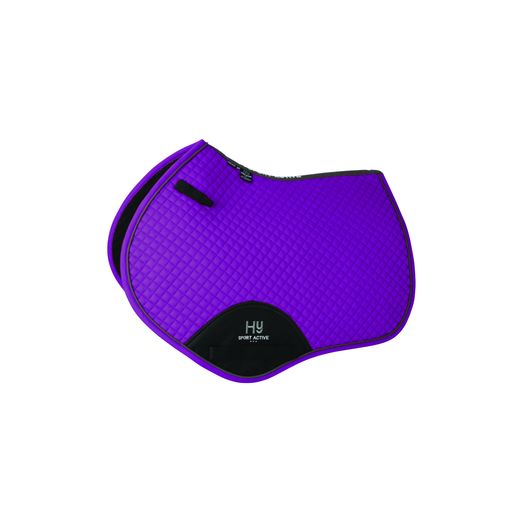 Hy Sport Active Close Contact Saddle Pad - Amethyst Purple