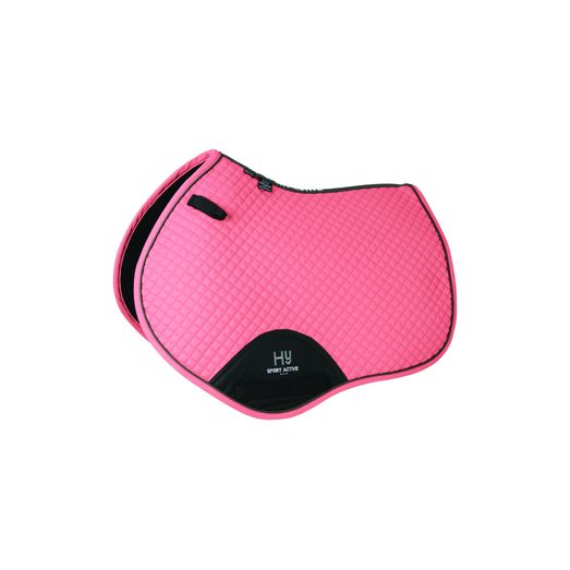 Hy Sport Active Close Contact Saddle Pad - Coral Rose