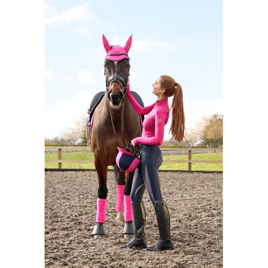 Hy Sport Active Dressage Saddle Pad - Bubblegum Pink