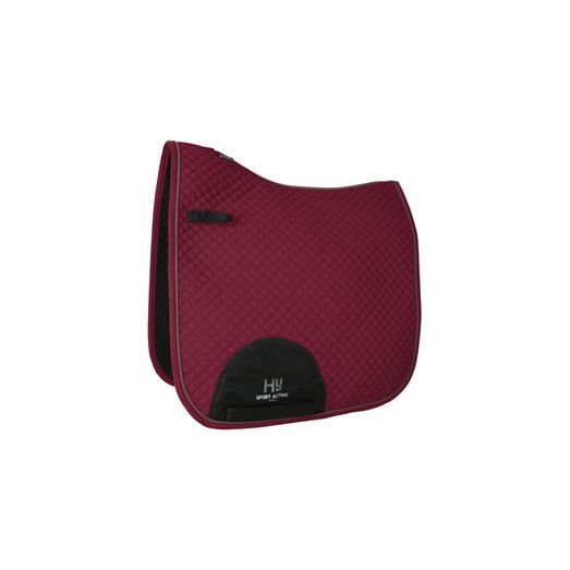 Hy Sport Active Dressage Saddle Pad - Vivid Merlot