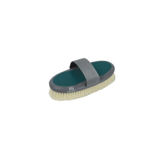 Hy Sport Active Goat Hair Body Brush - Alpine Green