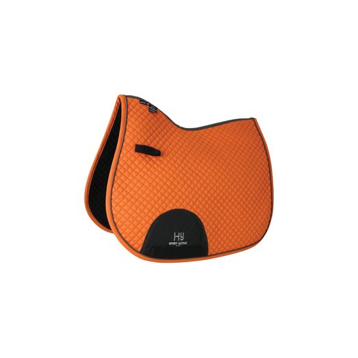 Hy Sport Active GP Saddle Pad - Terracotta Orange