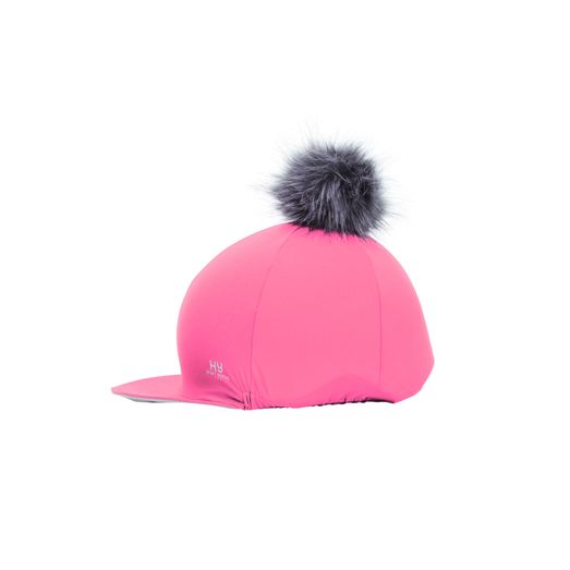 Hy Sport Active Hat Silk with Interchangeable Pom Pom - Coral Rose