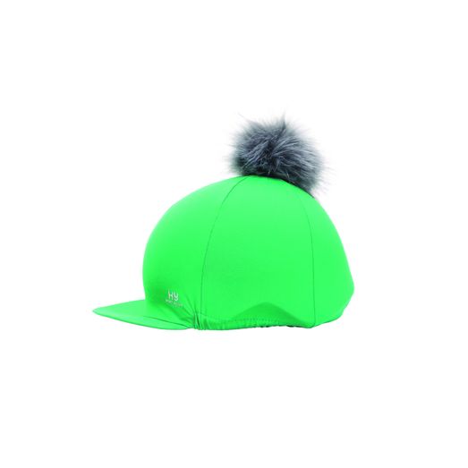 Hy Sport Active Hat Silk with Interchangeable Pom Pom - Emerald Green