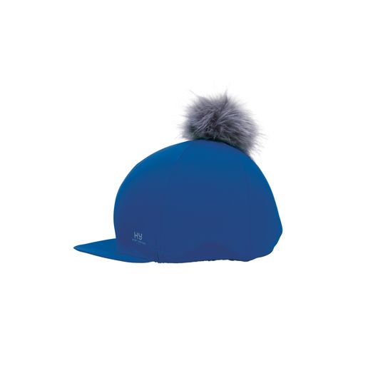 Hy Sport Active Hat Silk with Interchangeable Pom Pom - Jewel Blue