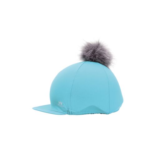 Hy Sport Active Hat Silk with Interchangeable Pom Pom - Sky Blue