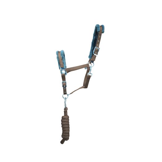 Hy Sport Active Head Collar &amp; Lead Rope - Desert Sand