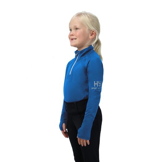 Hy Sport Active Young Rider Base Layer - Jewel Blue