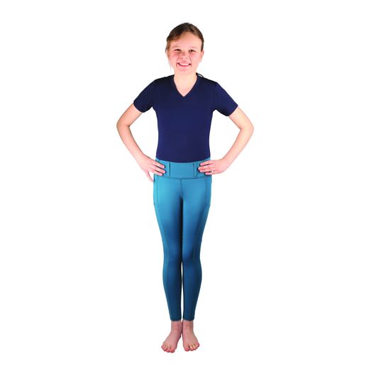 HyCONIC Children's Soria Riding Tights - Teal