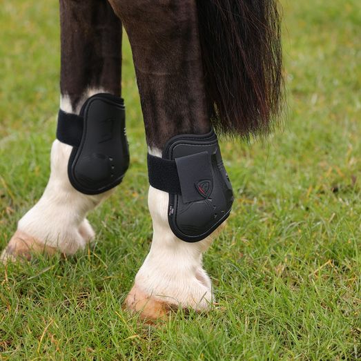 ProReaction Armoured Guard Fetlock Boot by Hy Equestrian - Black