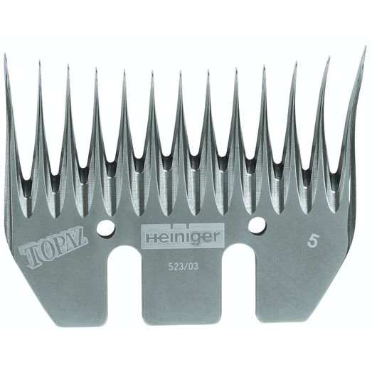 Heiniger Topaz 5 Right Handed Comb 84.5mm