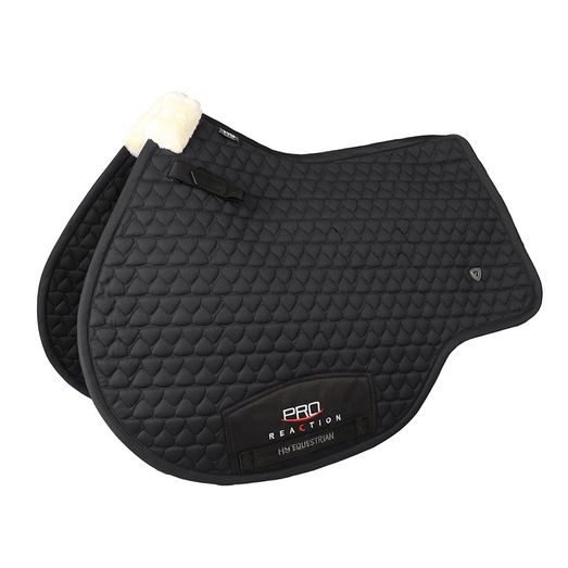 ProReaction Shield Close Contact Saddle Pad by Hy Equestrian - Black