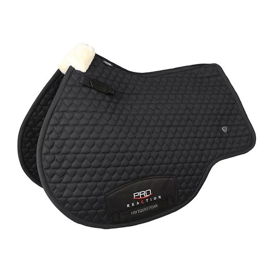 ProReaction Shield Close Contact Saddle Pad by Hy Equestrian - Black