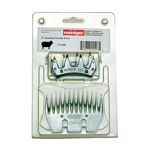 Heiniger Standard Farmer Pack (2 x Jet Cutters + 1 x Ovina Comb)