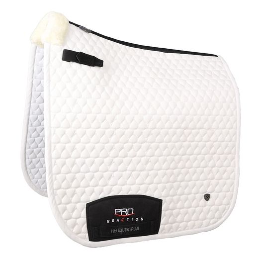 ProReaction Shield Dressage Saddle Pad by Hy Equestrian - White