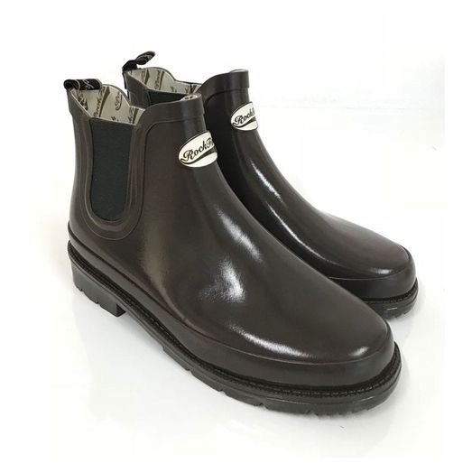 Rockfish Women's Urban Chelsea Boot Gloss - Dark Chocolate