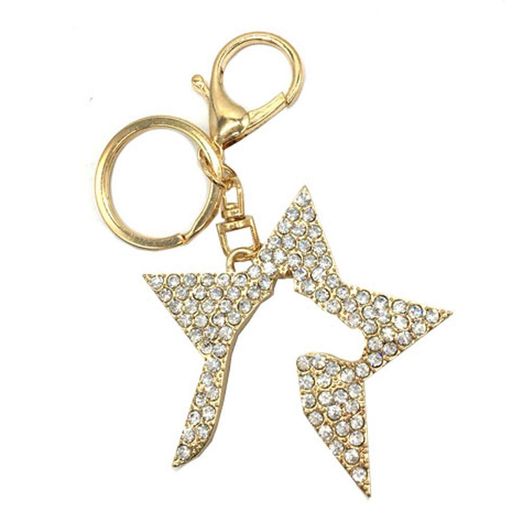 Zeddy Diamante Key Ring