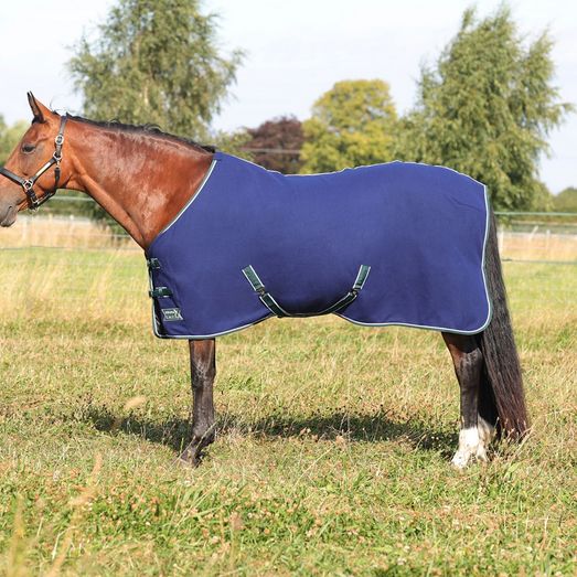 StormX Empra Opulence Fleece Rug - Navy/Teal