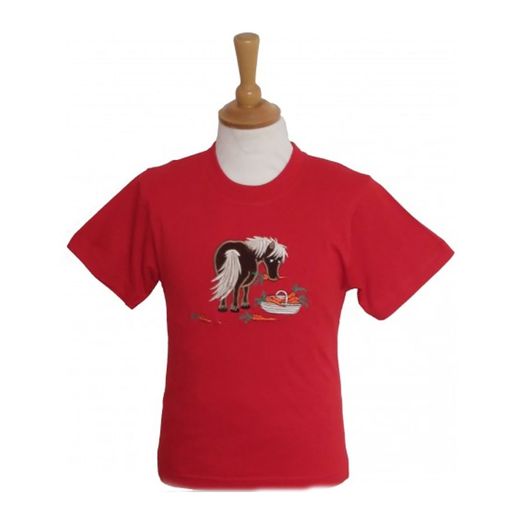 British Country Collection Carrot Pony Childrens T-Shirt - Red