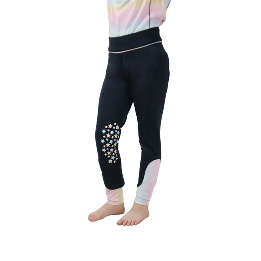 Dazzling Dream Riding Tights by Little Rider - Navy/Pastel